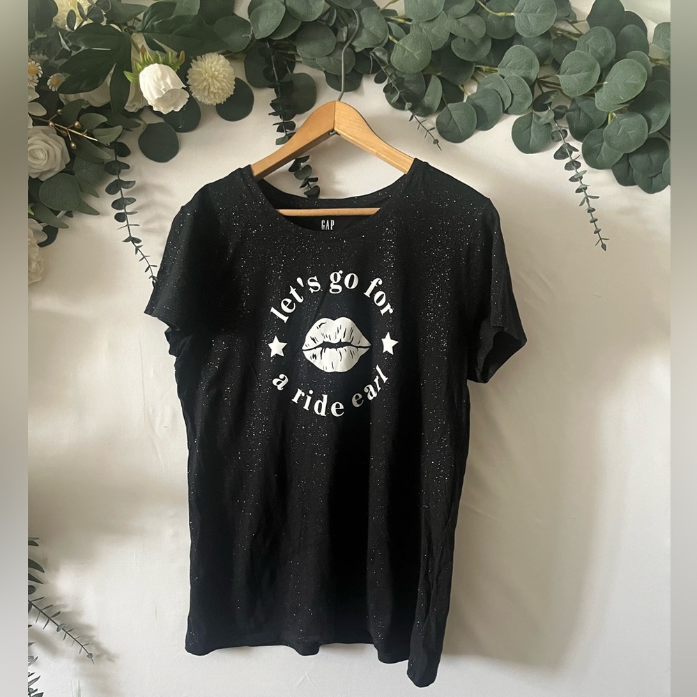 GAP Black T-Shirt with The Chicks Graphic